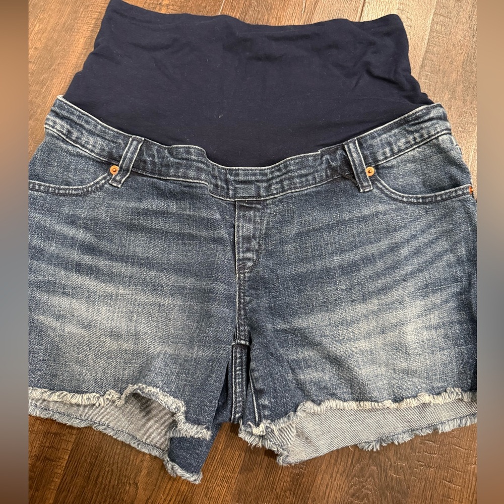 GAP Blue Denim Maternity shorts